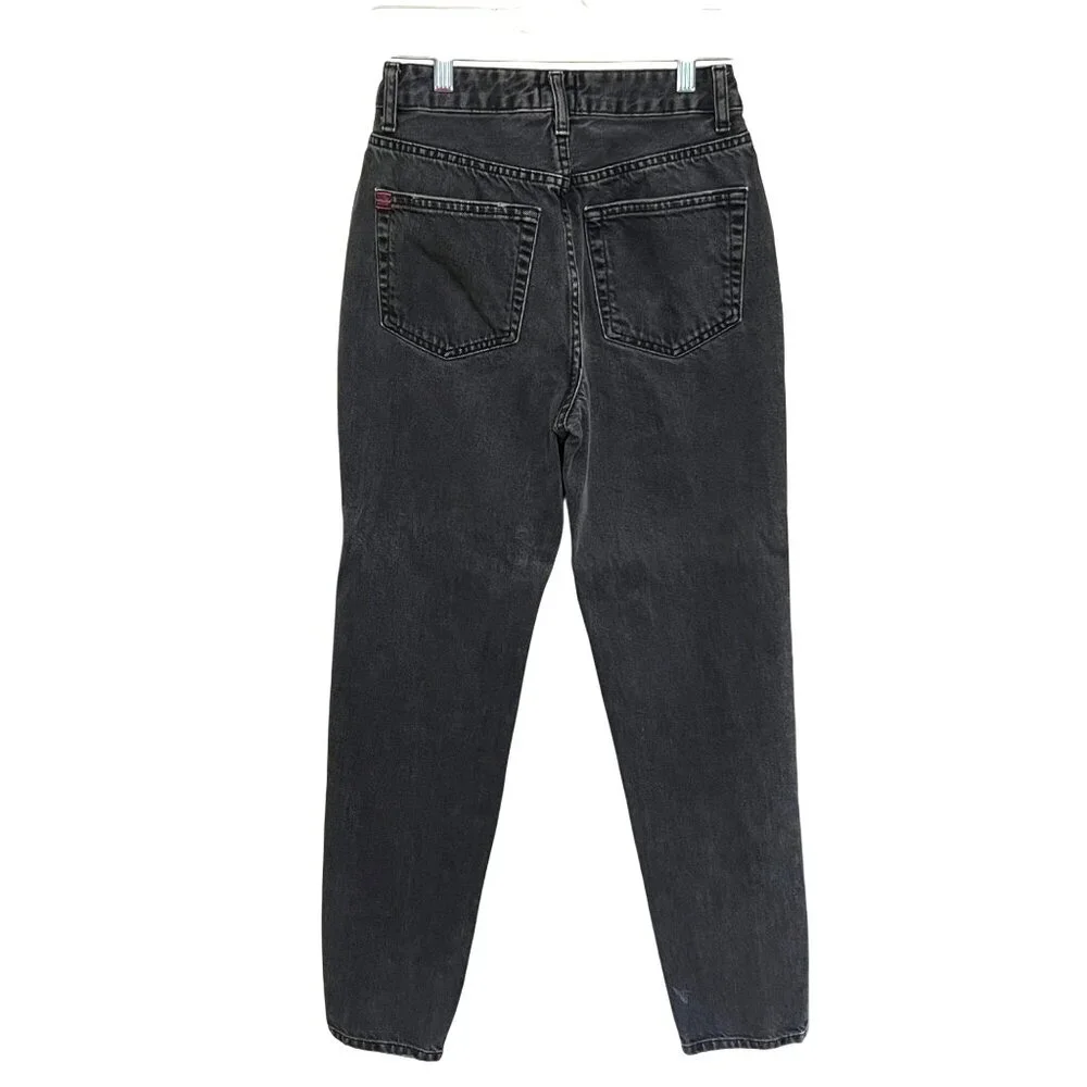 BDG Urban Outfitters Mom High-Rise Black Denim Jeans Womens Size 25